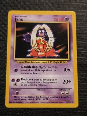 Pokemon Base Set 1999 Jynx Trading Card (31/102)